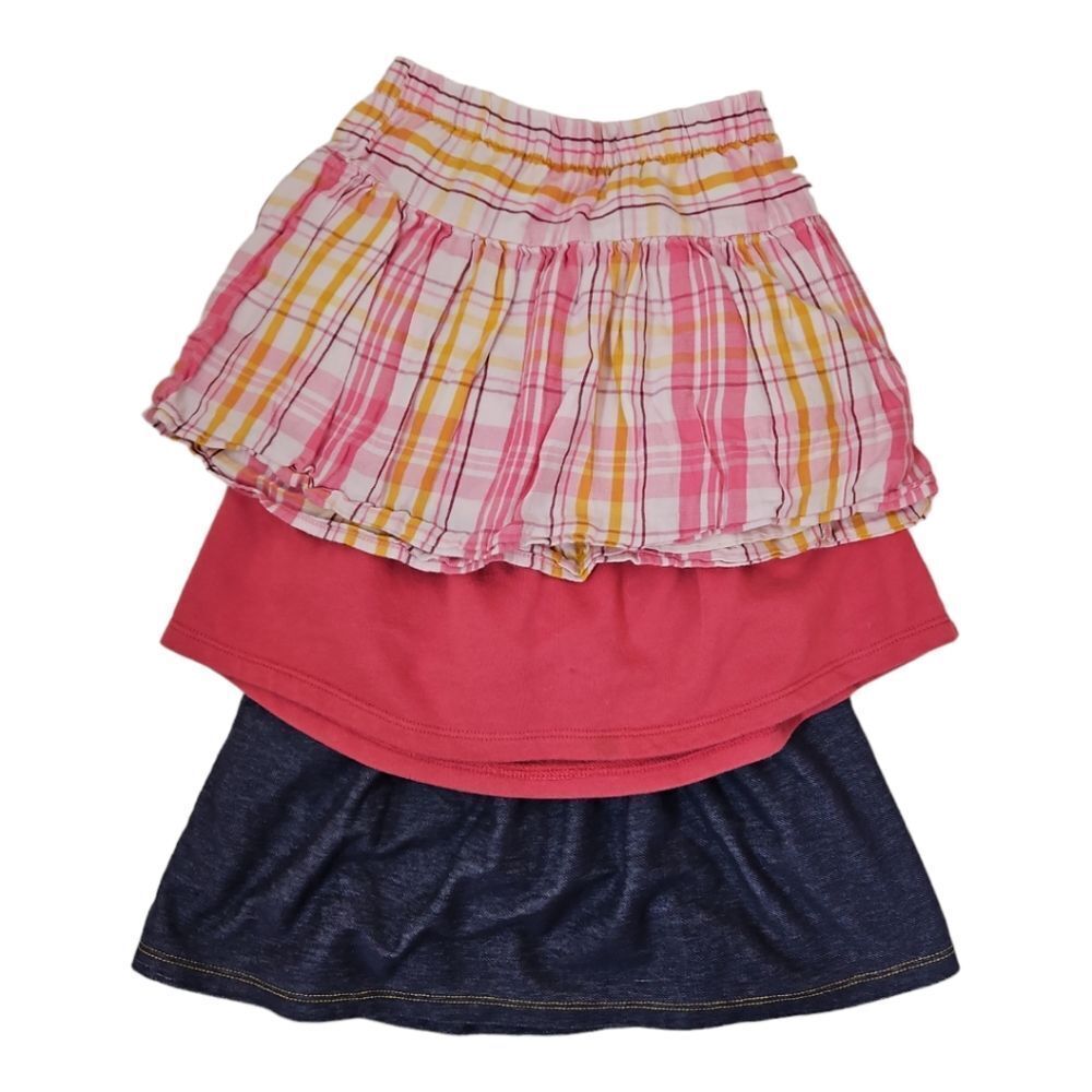 Old Navy Jumping Beans Summer Lot Of 3 Skorts Skirts With Shorts Size 5
